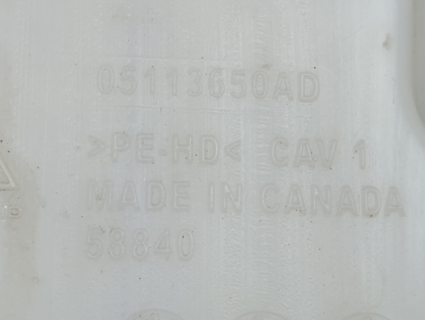 Dodge Caravan Windshield Washer Fluid Reservoir Bottle Oem - Oemusedautoparts1.com