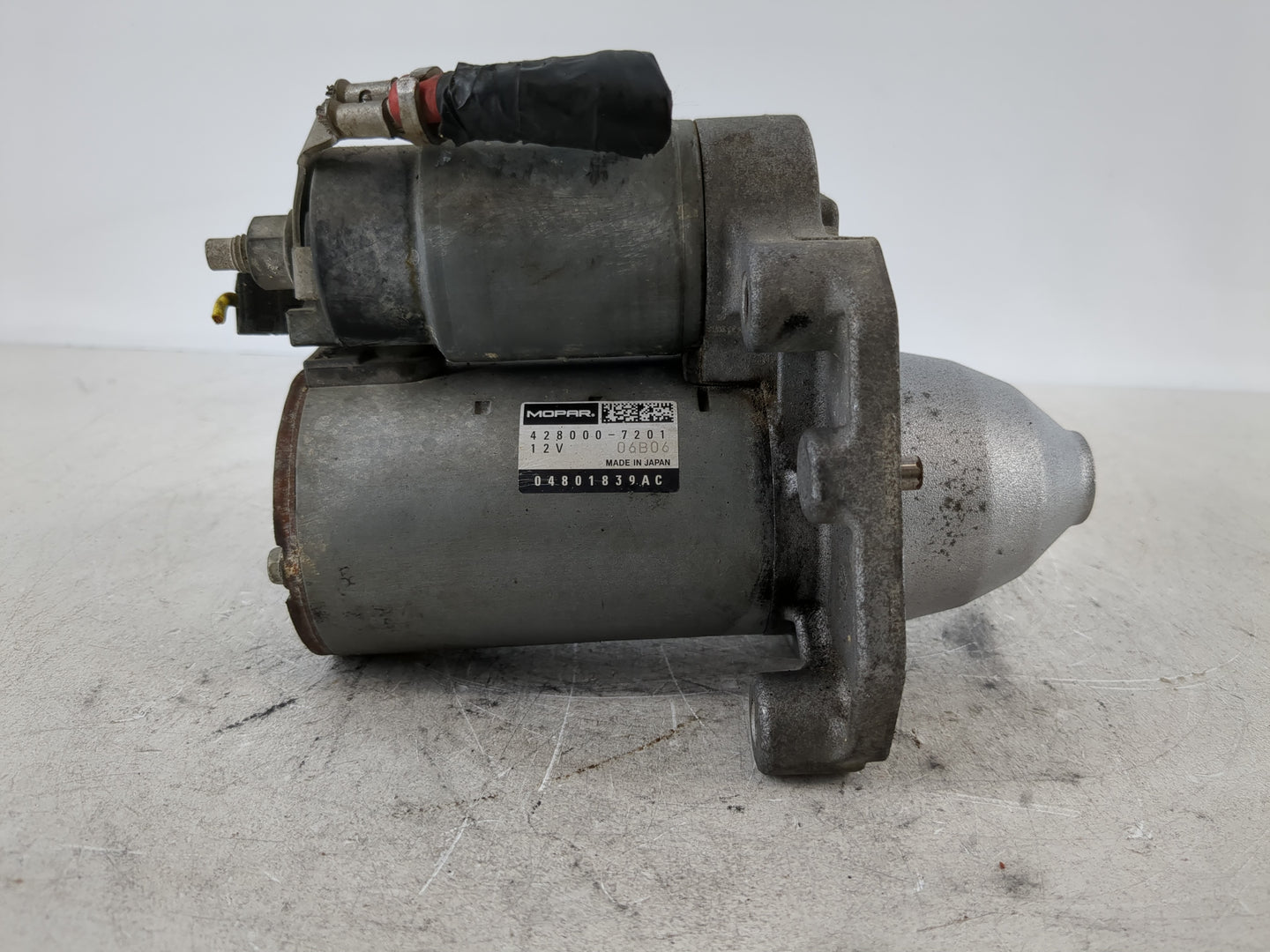 2019 Dodge Caravan Car Starter Motor Solenoid OEM P/N:428000-7201 04801839 Fits OEM Used Auto Parts - Oemusedautoparts1.com