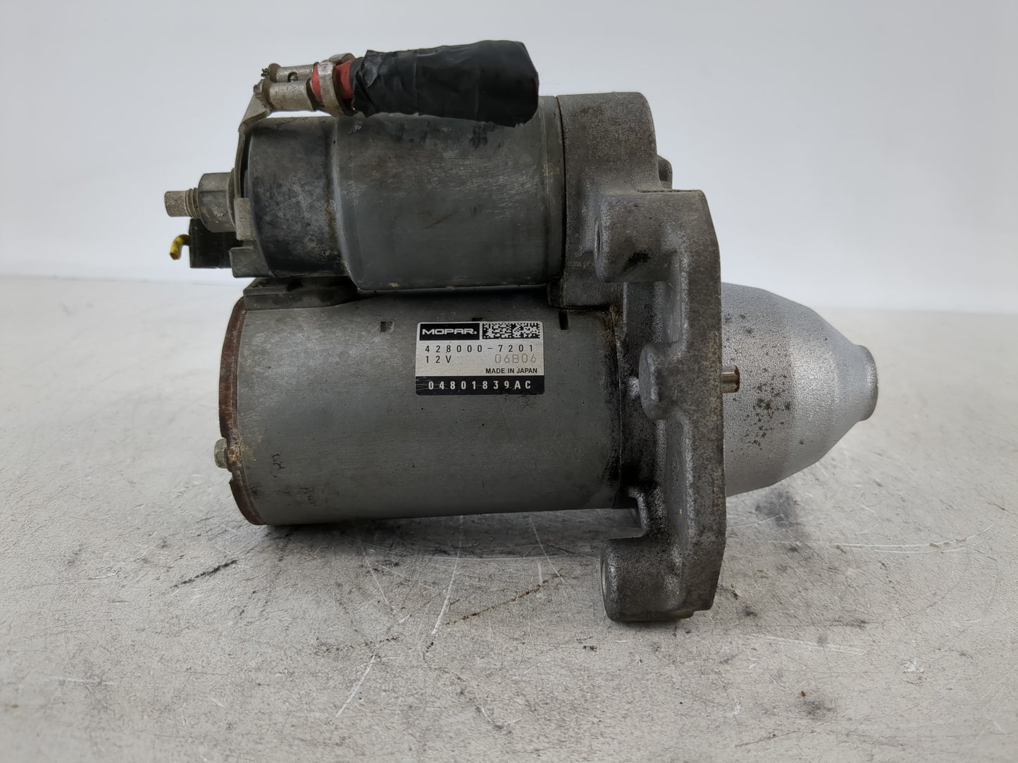 2019 Dodge Caravan Car Starter Motor Solenoid OEM P/N:428000-7201 04801839 Fits OEM Used Auto Parts - Oemusedautoparts1.com