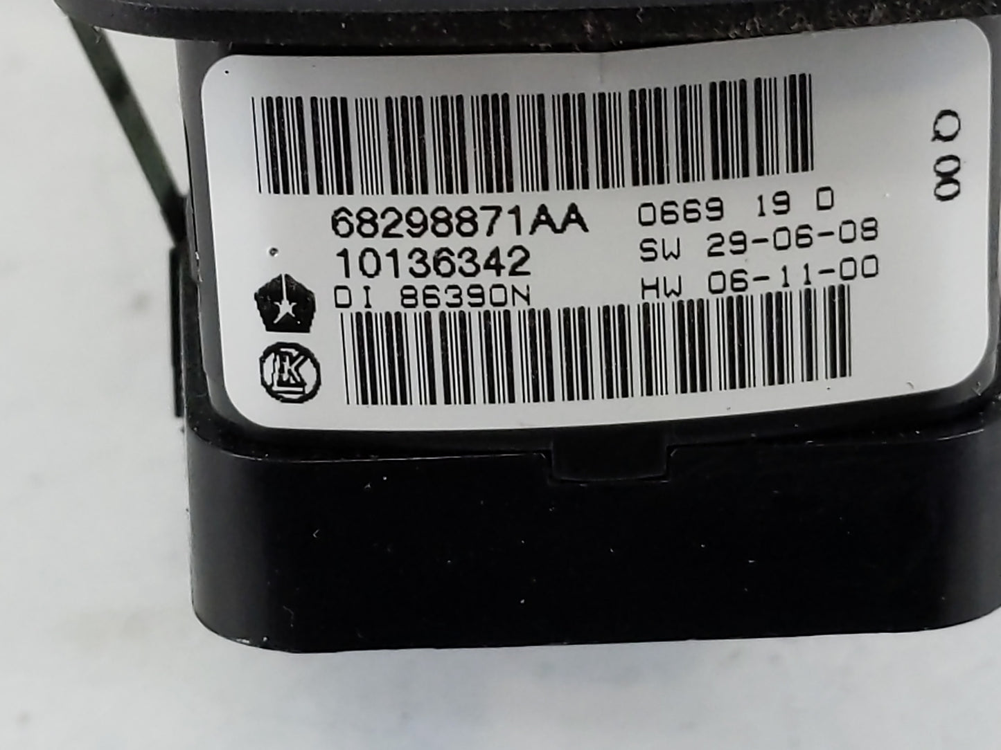 2019 Dodge Caravan Master Power Window Switch Replacement Driver Side Left P/N:68298871AA Fits OEM Used Auto Parts - Oemused