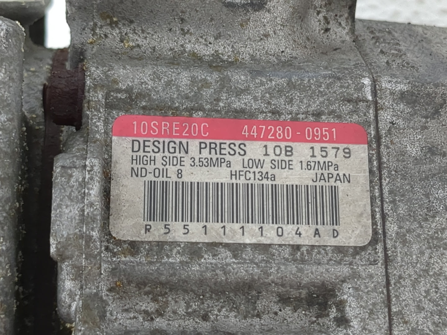 Dodge Caravan Air Conditioning A/c Ac Compressor Oem - Oemusedautoparts1.com