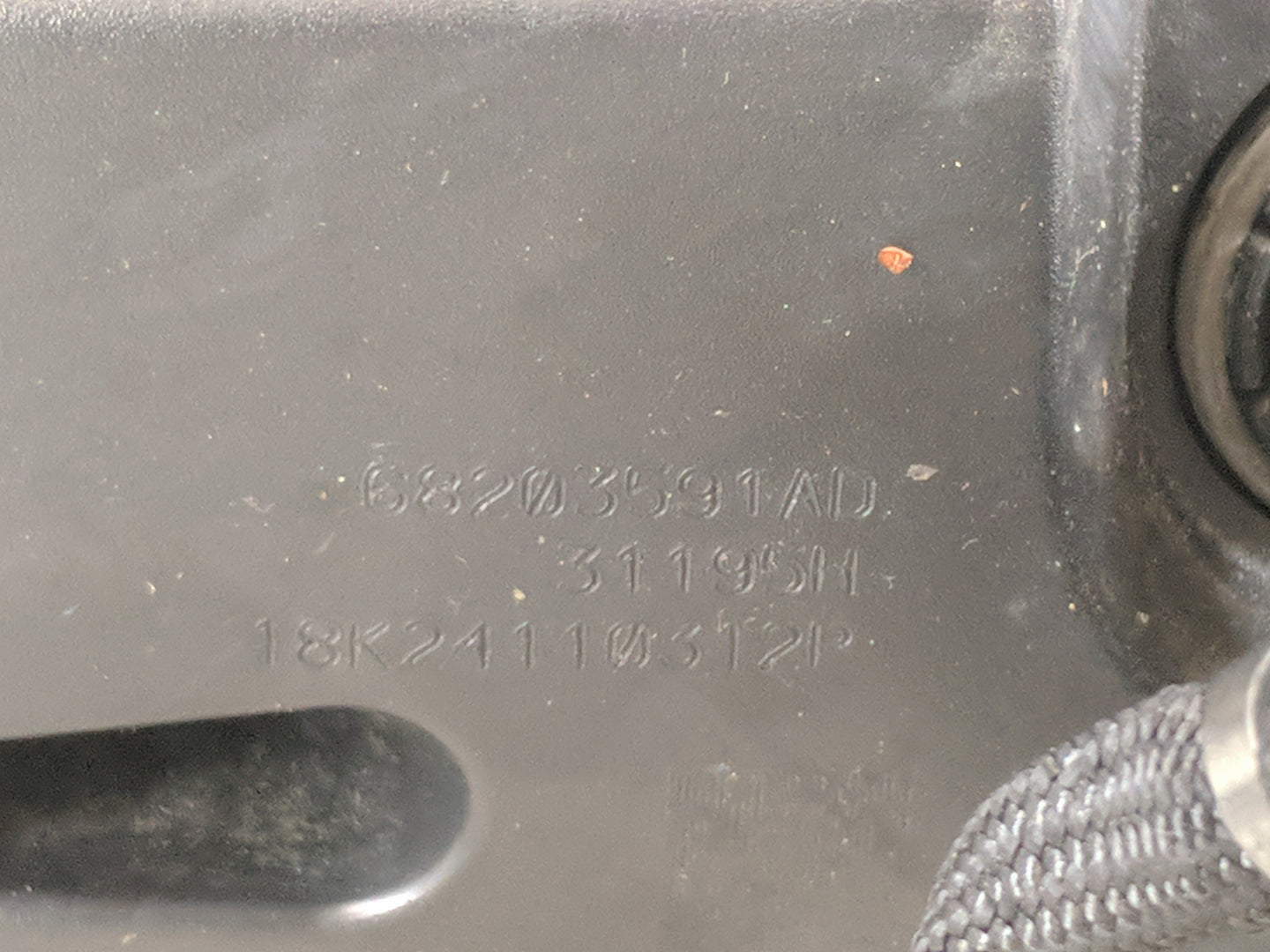 2019 Dodge Caravan Interior Rear View Mirror Replacement OEM Fits Fits 2018 2020 OEM Used Auto Parts - Oemusedautoparts1.com