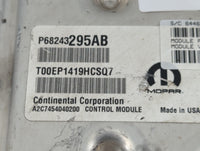2019 Dodge Caravan PCM Engine Control Computer ECU ECM PCU OEM P/N:P68243295AB Fits Fits 2016 2017 2018 2020 OEM Used Auto P