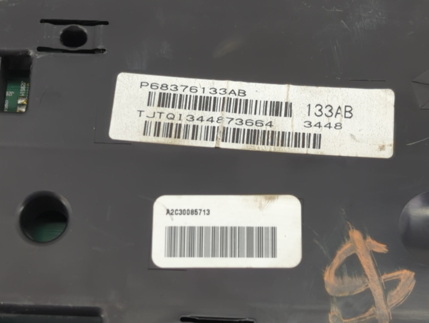 2019 Dodge Caravan Instrument Cluster Speedometer Gauges P/N:P68376133AB Fits Fits 2020 OEM Used Auto Parts - Oemusedautopar