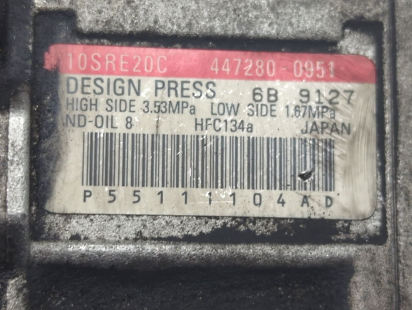 Dodge Caravan Air Conditioning A/c Ac Compressor Oem - Oemusedautoparts1.com