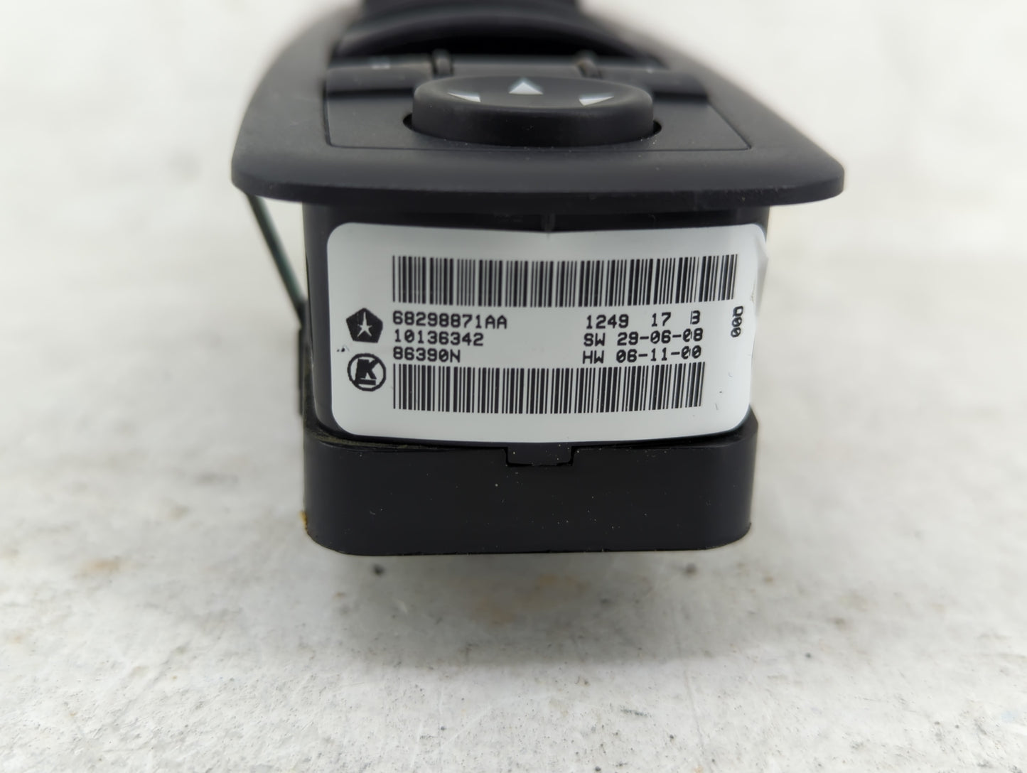 2019 Dodge Caravan Master Power Window Switch Replacement Driver Side Left P/N:68298871AA Fits OEM Used Auto Parts - Oemused