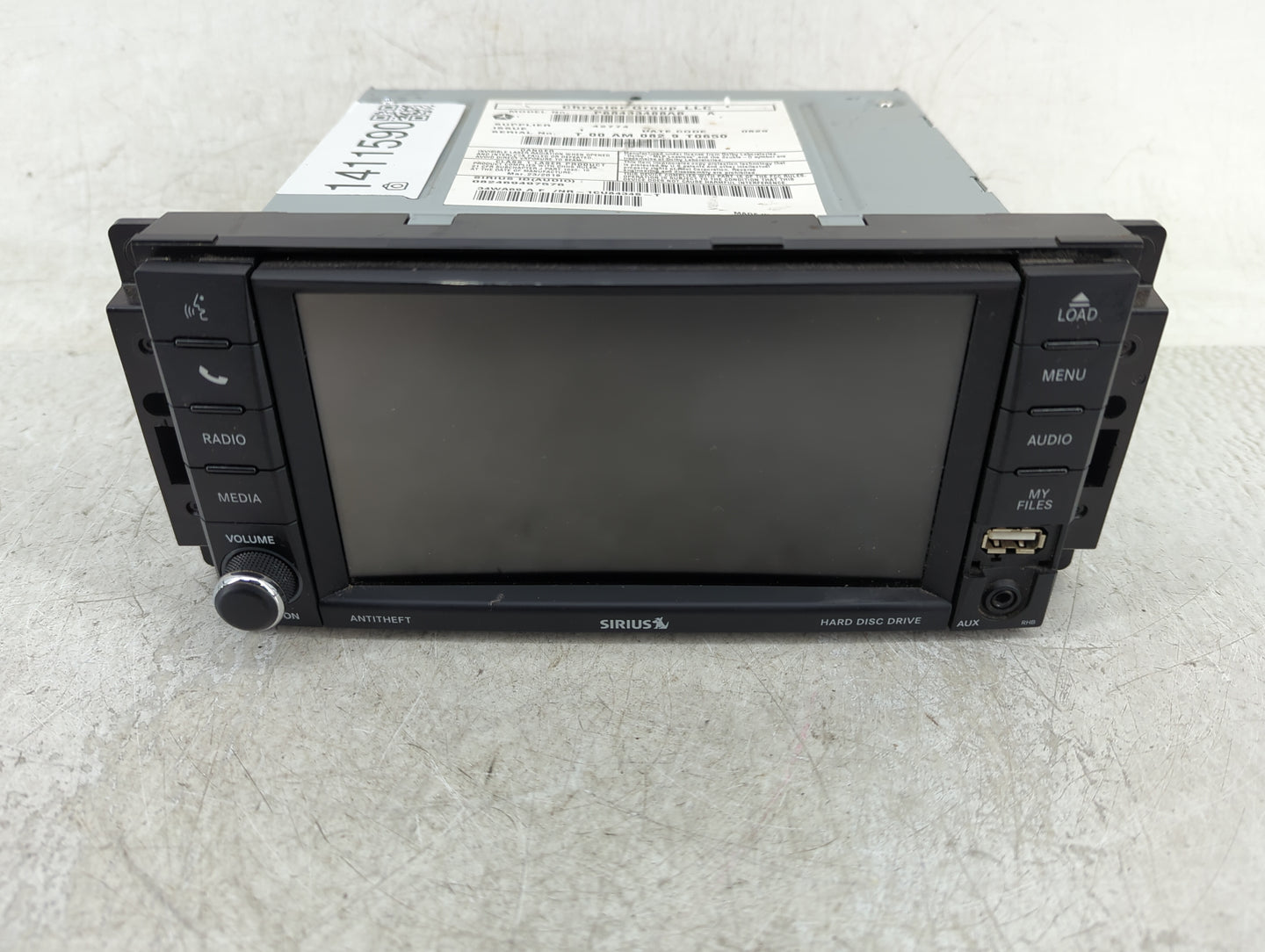 2019 Dodge Caravan Radio AM FM Cd Player Receiver Replacement P/N:P68433488AB Fits Fits 2012 2013 2014 2015 2016 2017 2018 2