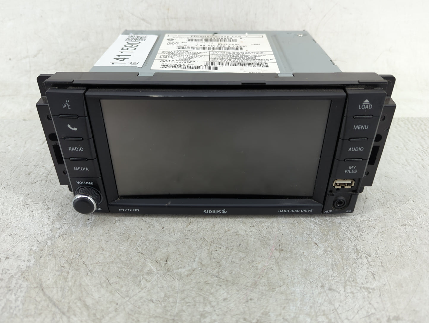 2019 Dodge Caravan Radio AM FM Cd Player Receiver Replacement P/N:P68433488AB Fits Fits 2012 2013 2014 2015 2016 2017 2018 2
