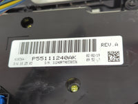 2019 Dodge Caravan Climate Control Module Temperature AC/Heater Replacement P/N:P55111240AK Fits OEM Used Auto Parts - Oemus