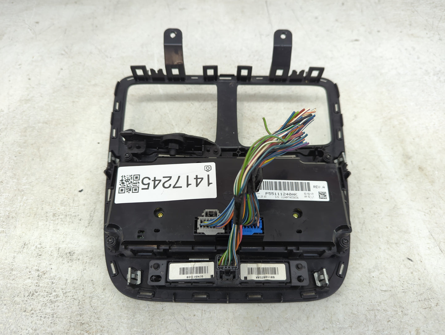 2019 Dodge Caravan Climate Control Module Temperature AC/Heater Replacement P/N:P55111240AK Fits OEM Used Auto Parts - Oemus
