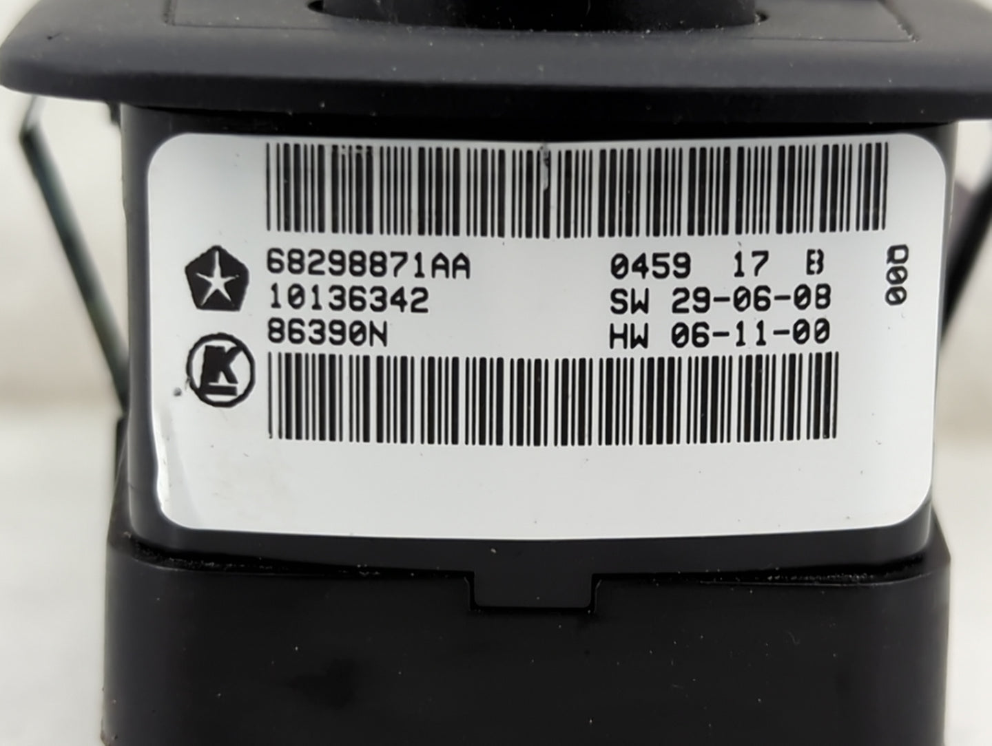 2019 Dodge Caravan Master Power Window Switch Replacement Driver Side Left P/N:68298871AA Fits OEM Used Auto Parts - Oemused