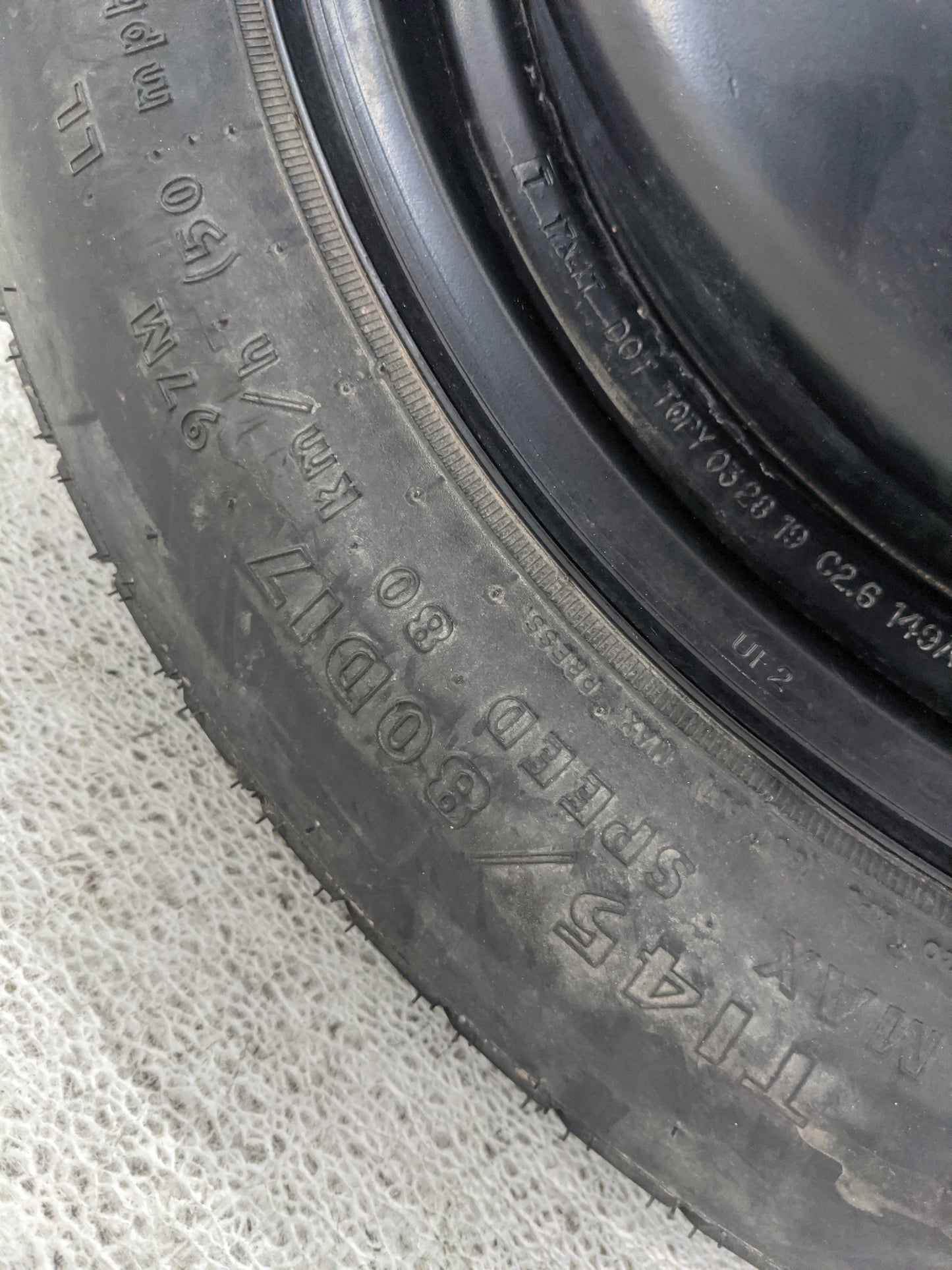 Dodge Caravan Spare Donut Tire Wheel Rim Oem - Oemusedautoparts1.com