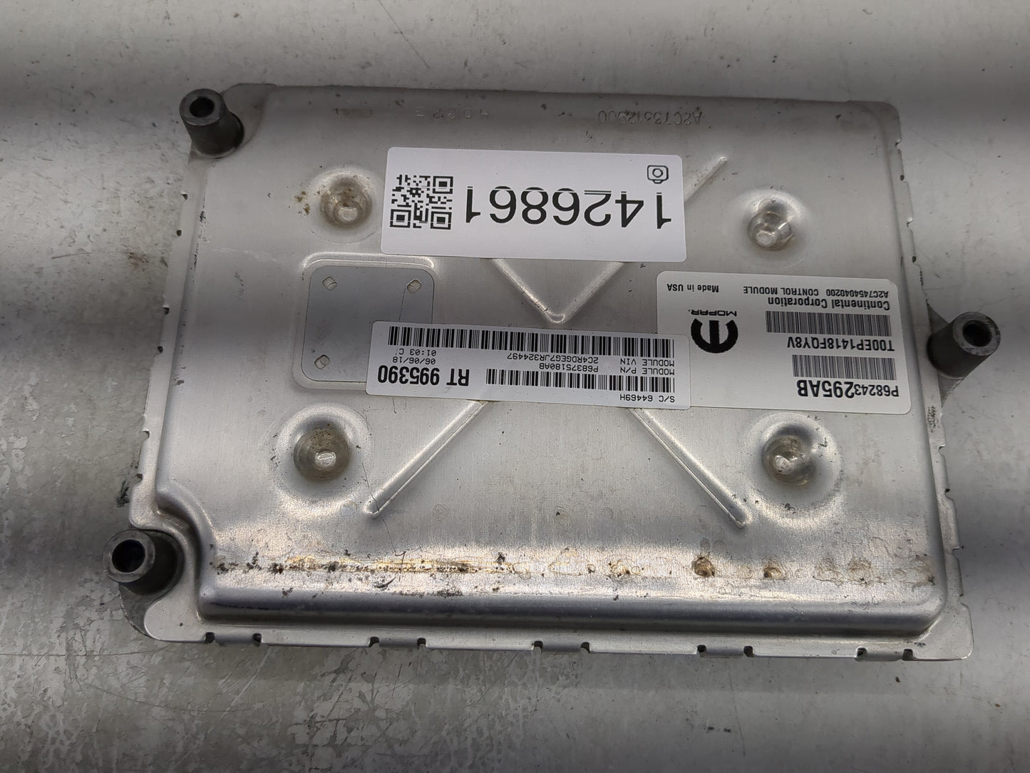 2019 Dodge Caravan PCM Engine Control Computer ECU ECM PCU OEM P/N:P68243295AB 68243295AB Fits Fits 2016 2017 2018 2020 OEM 