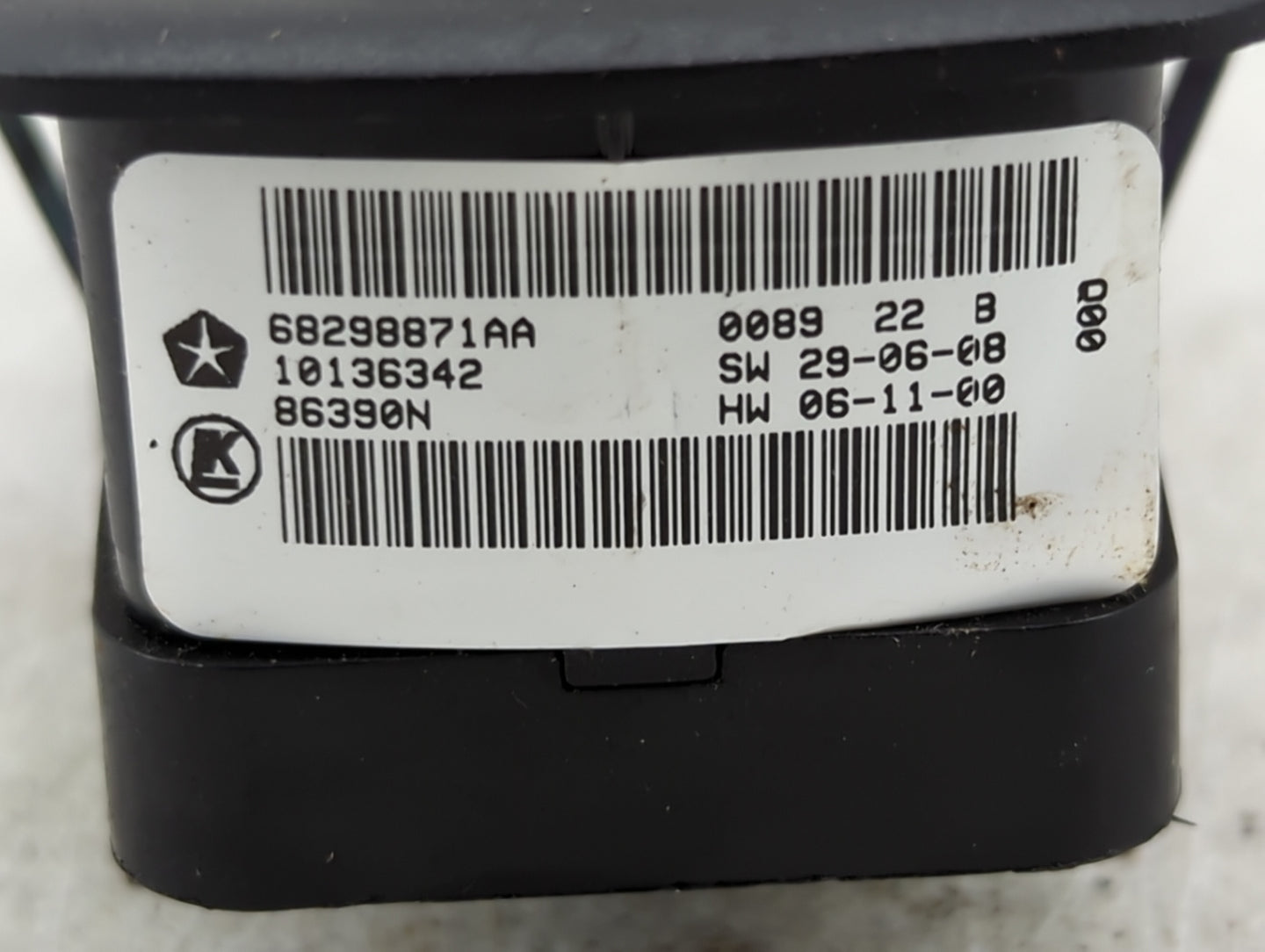 2019 Dodge Caravan Master Power Window Switch Replacement Driver Side Left P/N:68298871AA Fits OEM Used Auto Parts - Oemused