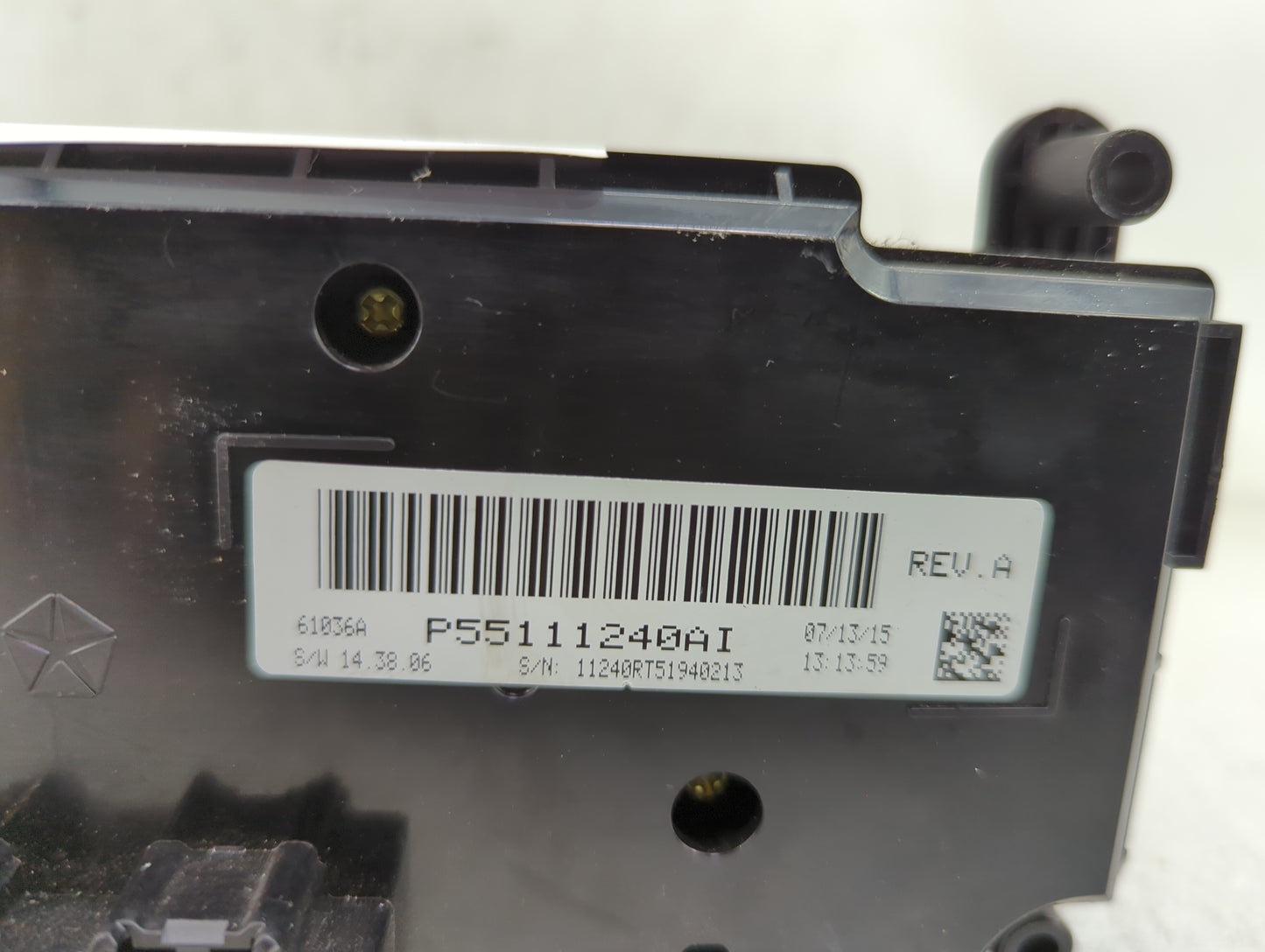 2019 Dodge Caravan Climate Control Module Temperature AC/Heater Replacement P/N:P55111240AI P55111240AK Fits OEM Used Auto P