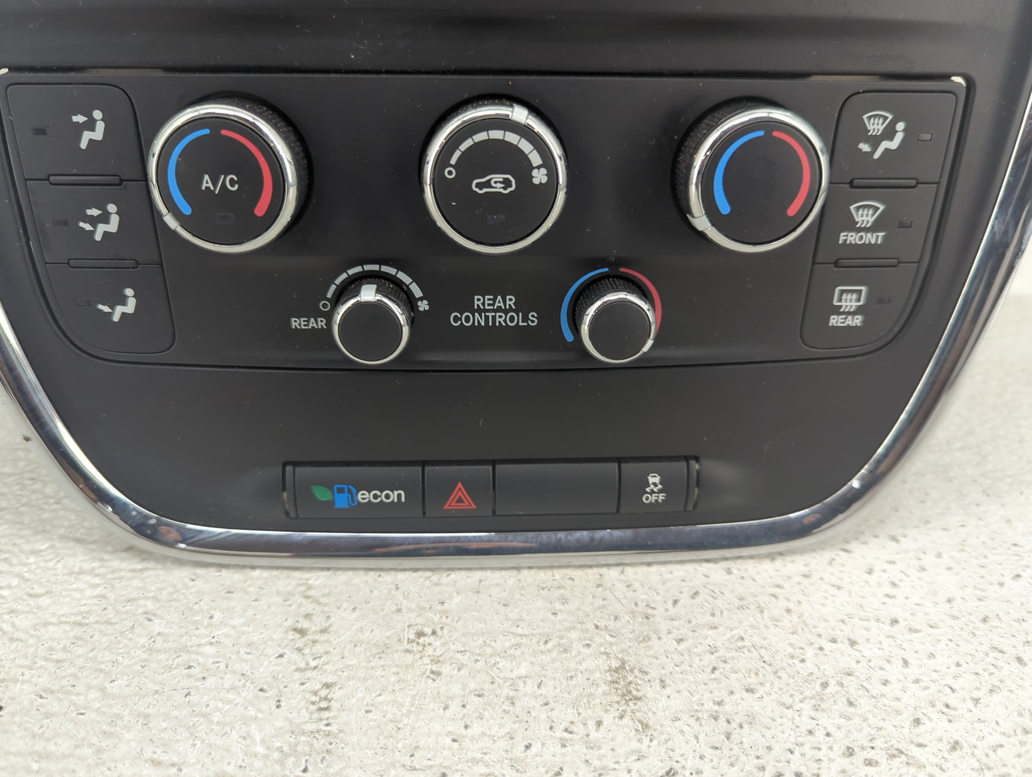 2019 Dodge Caravan Climate Control Module Temperature AC/Heater Replacement P/N:P55111240AK Fits OEM Used Auto Parts - Oemus