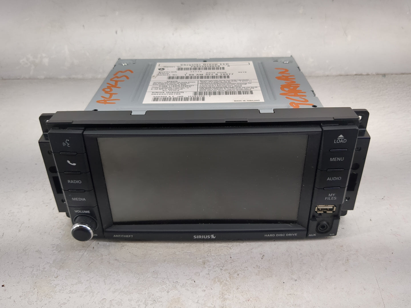 2019 Dodge Caravan Radio AM FM Cd Player Receiver Replacement P/N:P68433488AB Fits Fits 2012 2013 2014 2015 2016 2017 2018 2