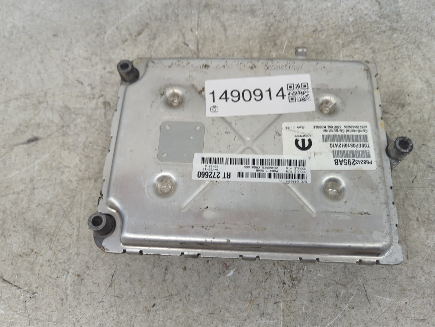 2019 Dodge Caravan PCM Engine Control Computer ECU ECM PCU OEM P/N:P68417199AB P68243295AB Fits Fits 2016 2017 2018 2020 OEM