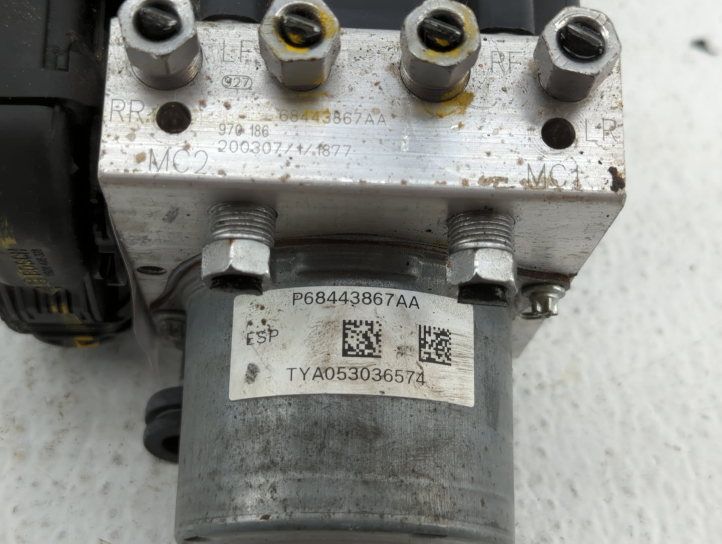 2019 Dodge Caravan ABS Pump Control Module Replacement P/N:68183803AC P68183803AC, 68443867AA Fits Fits 2015 2016 2017 2018 