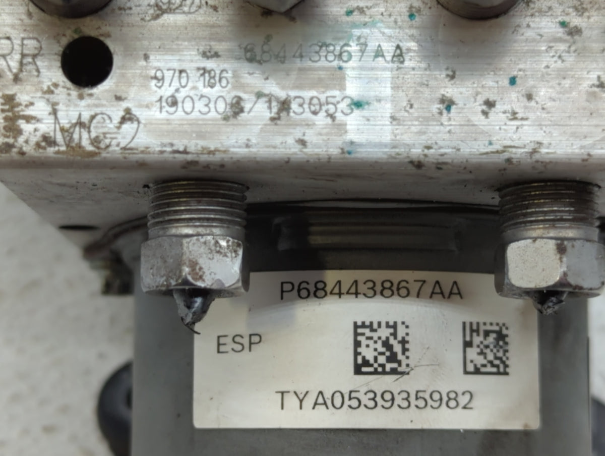 2019 Dodge Caravan Anti-Lock Brake ABS Pump Module Actuator OEM P/N:P68049120AB 68183803AD Fits Fits 2015 2016 2017 2018 202