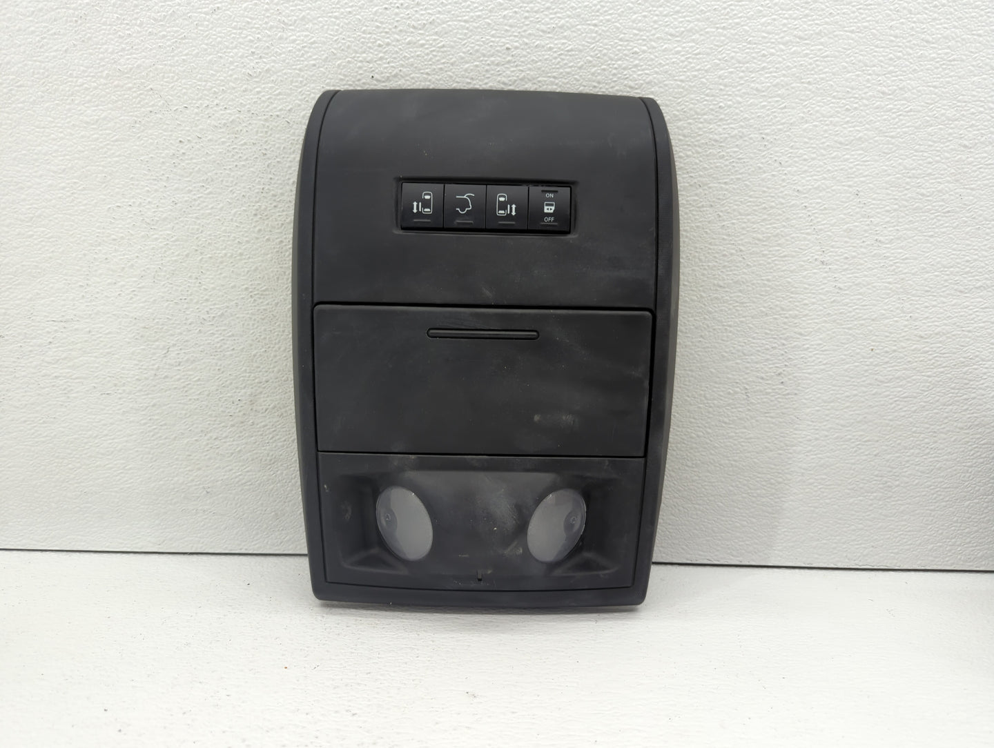 2019 Dodge Caravan Overhead Roof Console Black - Oemusedautoparts1.com