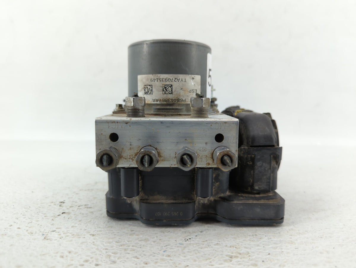 2019 Dodge Caravan Anti-Lock Brake ABS Pump Module Actuator OEM P/N:P68443867AA Fits Fits 2015 2016 2017 2018 2020 OEM Used 