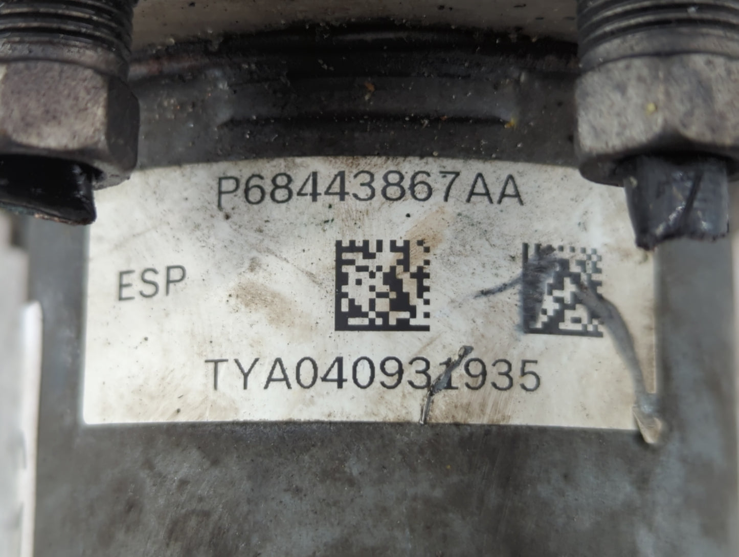 2019 Dodge Caravan ABS Pump Control Module Replacement P/N:P68443867AA Fits Fits 2015 2016 2017 2018 2020 OEM Used Auto Part