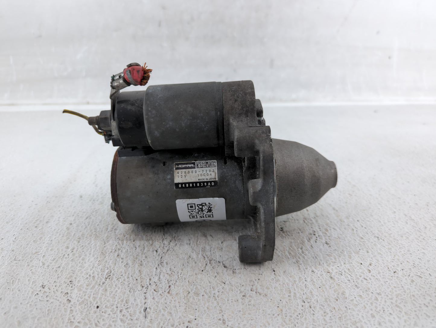 2019 Dodge Caravan Car Starter Motor Solenoid OEM P/N:428000-7202 04801839AD Fits OEM Used Auto Parts - Oemusedautoparts1.co