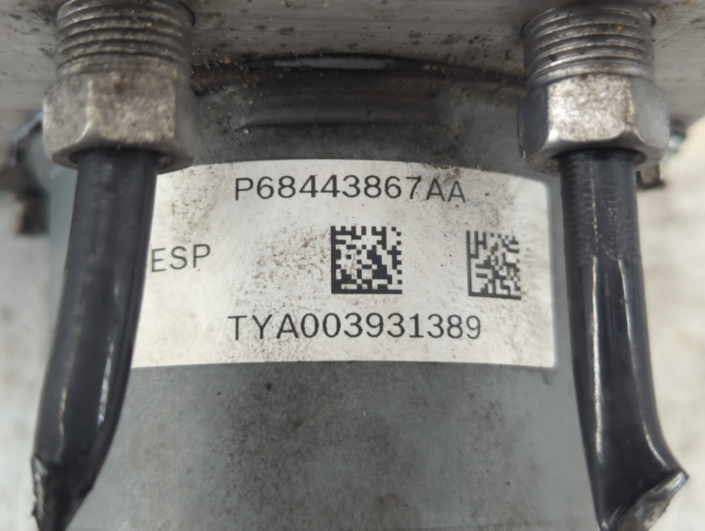 2019 Dodge Caravan ABS Pump Control Module Replacement P/N:P68443867AA Fits Fits 2015 2016 2017 2018 2020 OEM Used Auto Part