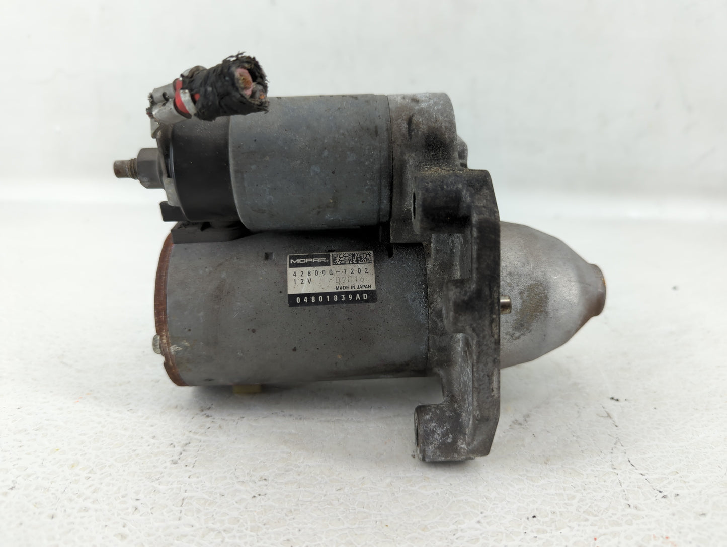 2019 Dodge Caravan Car Starter Motor Solenoid OEM P/N:04801839AD 428000-7202 Fits OEM Used Auto Parts - Oemusedautoparts1.co