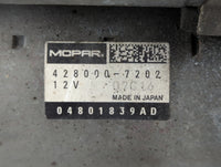 2019 Dodge Caravan Car Starter Motor Solenoid OEM P/N:04801839AD 428000-7202 Fits OEM Used Auto Parts - Oemusedautoparts1.co