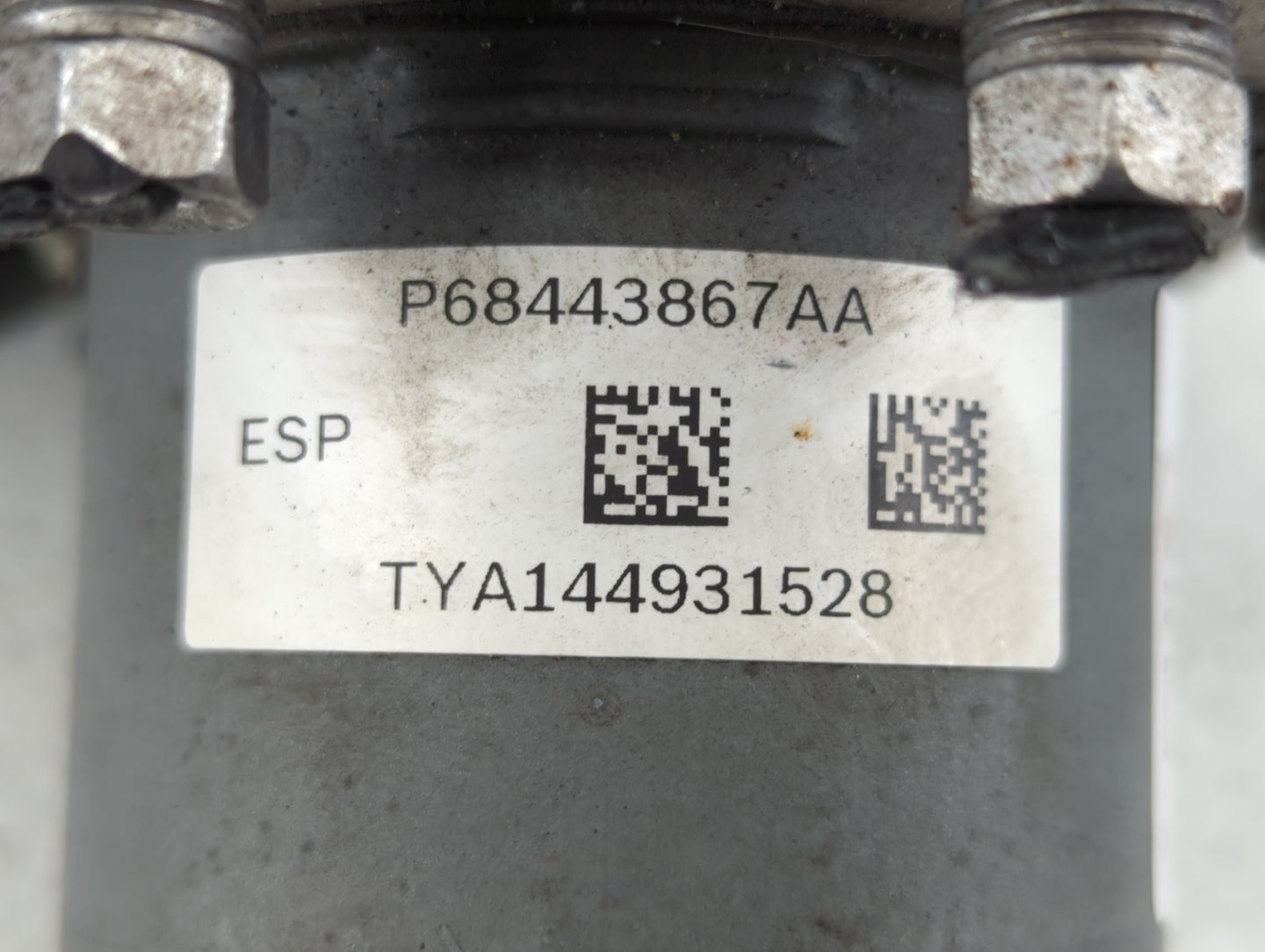 2019 Dodge Caravan ABS Pump Control Module Replacement P/N:P68443867AA Fits Fits 2015 2016 2017 2018 2020 OEM Used Auto Part