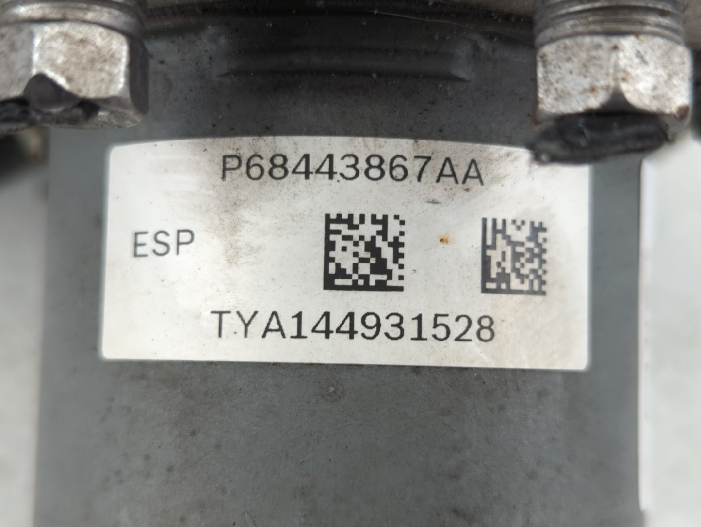 2019 Dodge Caravan ABS Pump Control Module Replacement P/N:P68443867AA Fits Fits 2015 2016 2017 2018 2020 OEM Used Auto Part