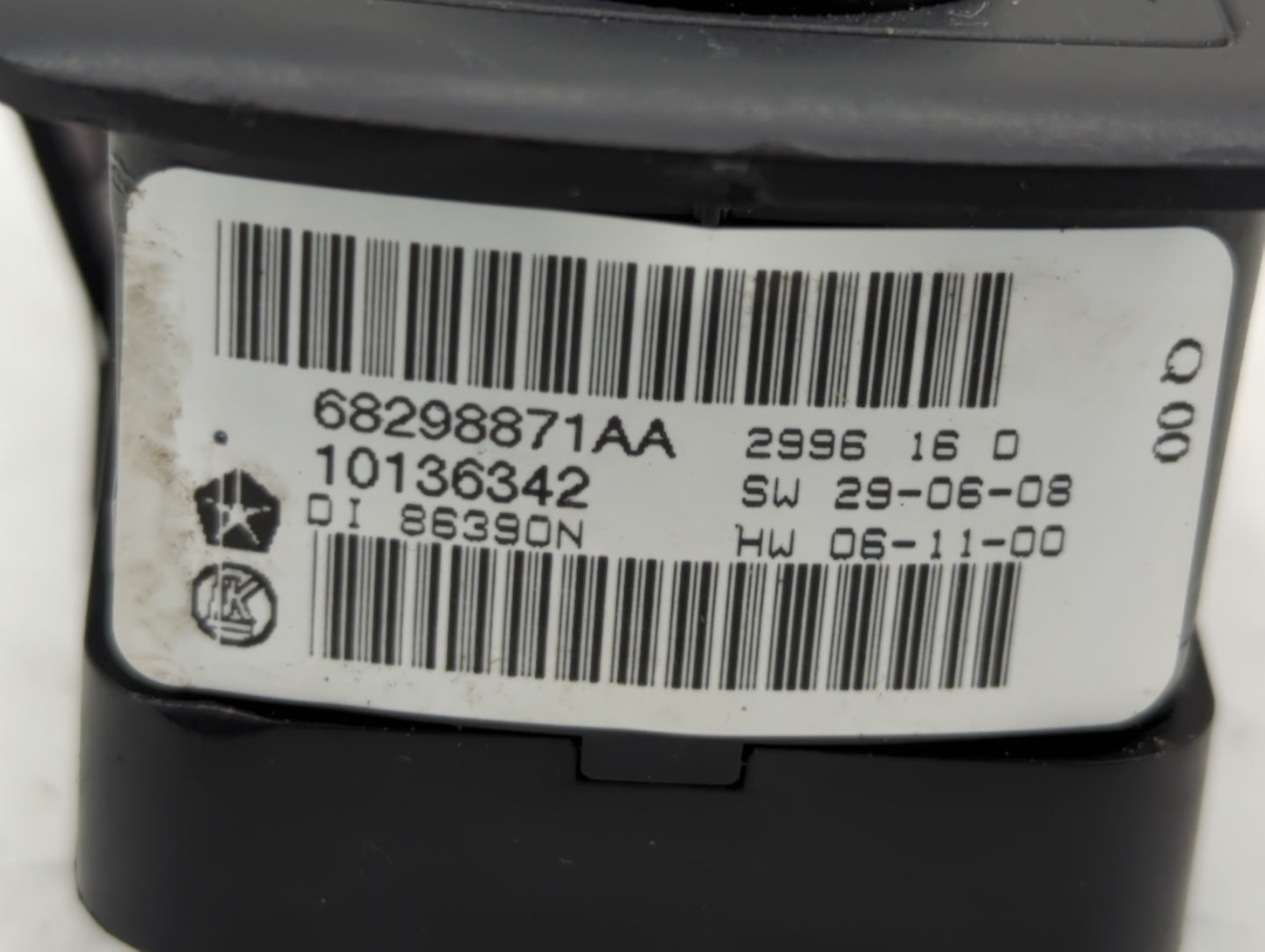 2019 Dodge Caravan Master Power Window Switch Replacement Driver Side Left P/N:68298871AA Fits OEM Used Auto Parts - Oemused