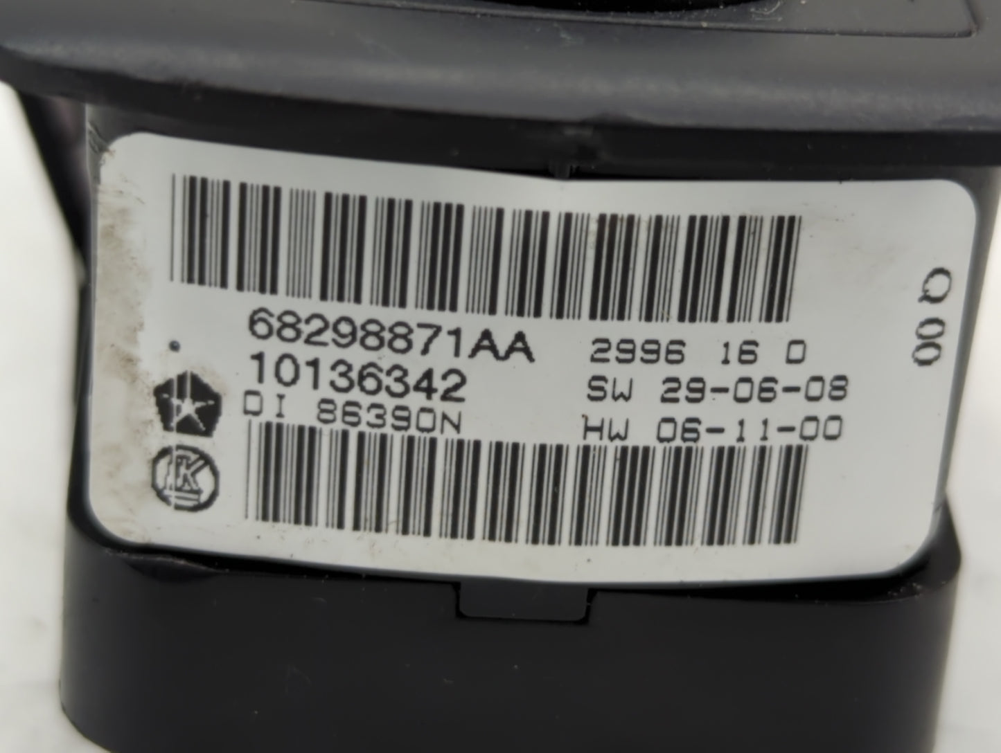 2019 Dodge Caravan Master Power Window Switch Replacement Driver Side Left P/N:68298871AA Fits OEM Used Auto Parts - Oemused