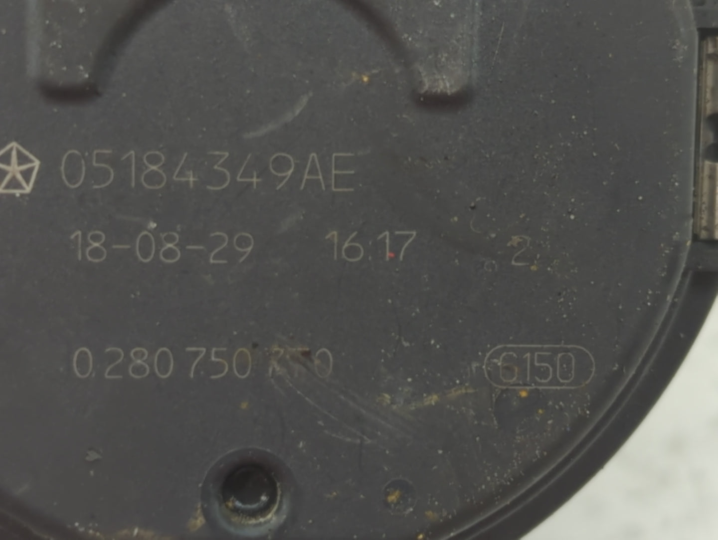2019 Dodge Caravan Throttle Body P/N:0 280 750 05184349AE Fits Fits 2011 2012 2013 2014 2015 2016 2017 2018 2020 2021 2022 O