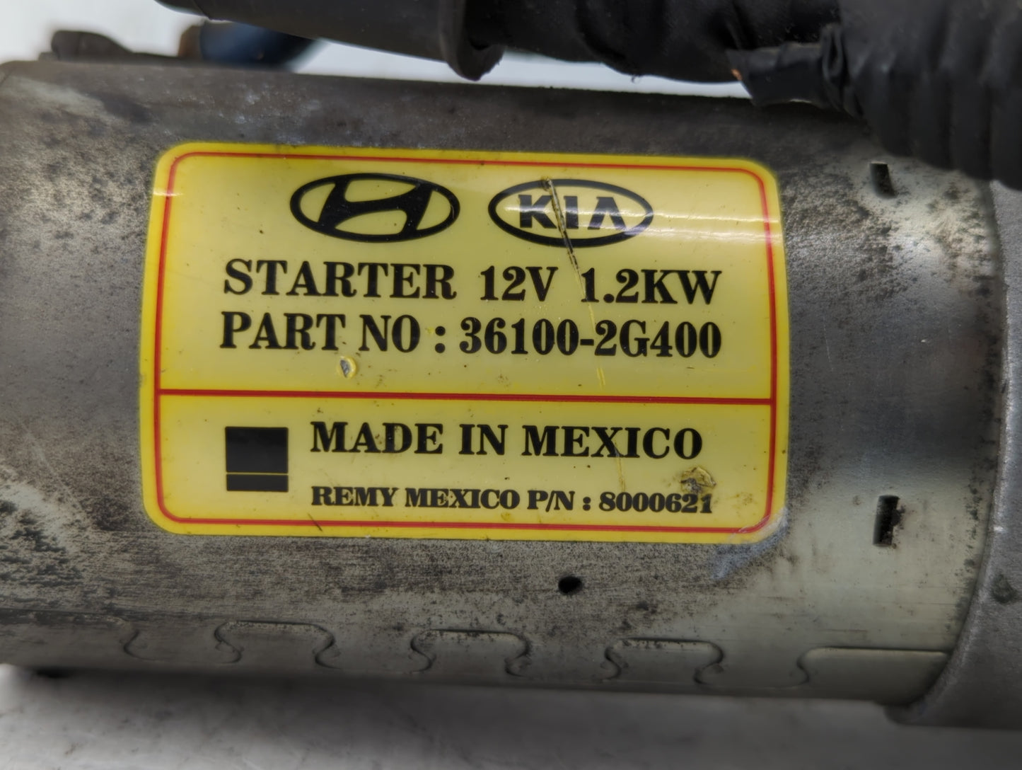 2019 Dodge Caravan Car Starter Motor Solenoid OEM P/N:36100-2G400 Fits Fits 2011 2012 2013 2014 2015 2016 2017 2018 2020 202
