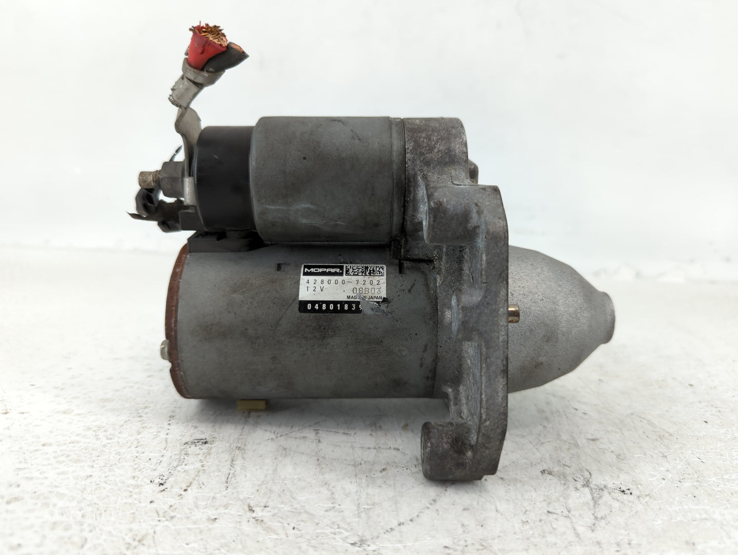 2019 Dodge Caravan Car Starter Motor Solenoid OEM P/N:428000-7202 04801839AB Fits OEM Used Auto Parts - Oemusedautoparts1.co