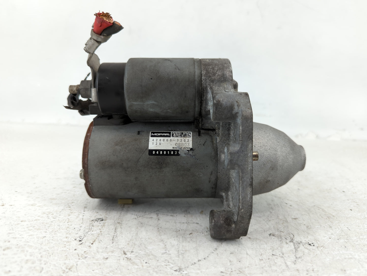 2019 Dodge Caravan Car Starter Motor Solenoid OEM P/N:428000-7202 04801839AB Fits OEM Used Auto Parts - Oemusedautoparts1.co
