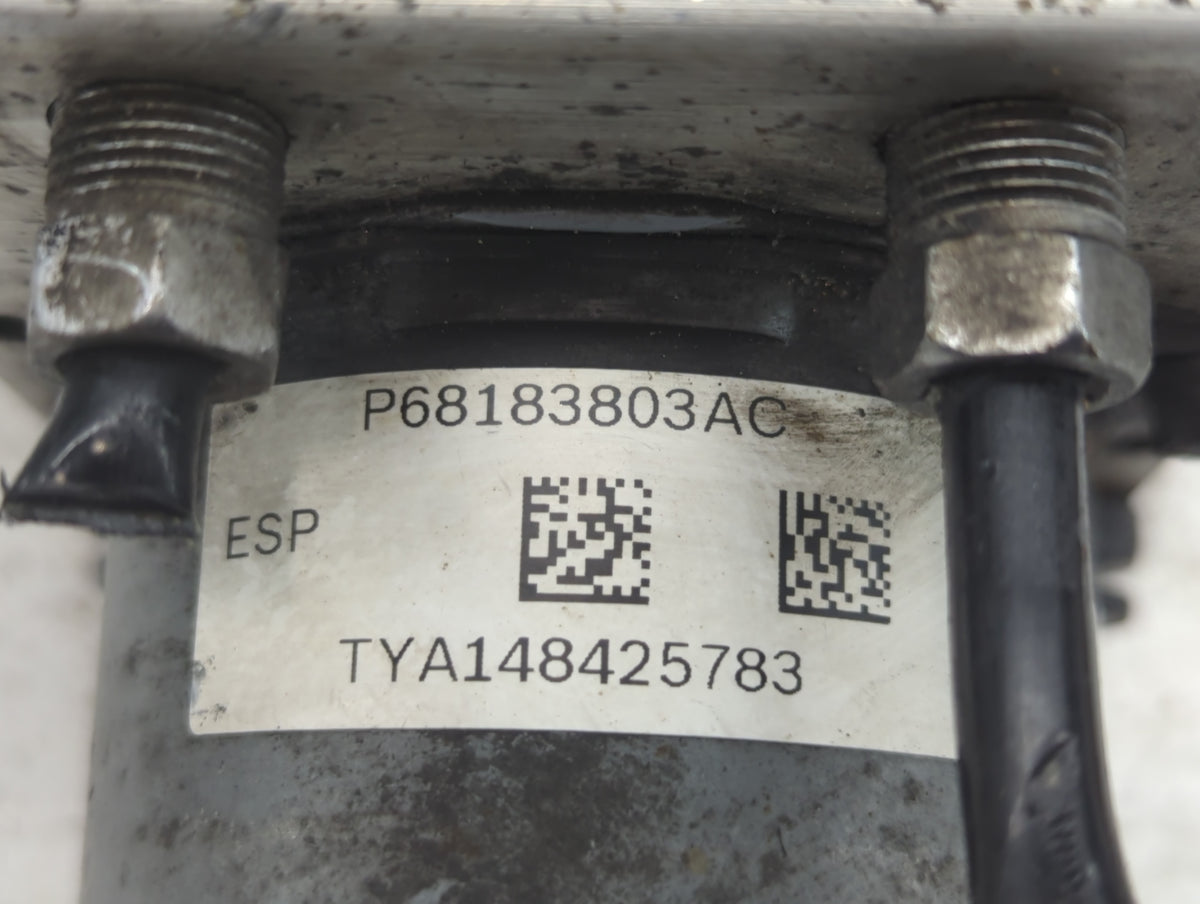 2019 Dodge Caravan Anti-Lock Brake ABS Pump Module Actuator OEM P/N:P68183803AC Fits Fits 2015 2016 2017 2018 2020 OEM Used 
