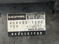 2019 Dodge Caravan Car Starter Motor Solenoid OEM P/N:04801839AD 428000-7202 Fits OEM Used Auto Parts - Oemusedautoparts1.co