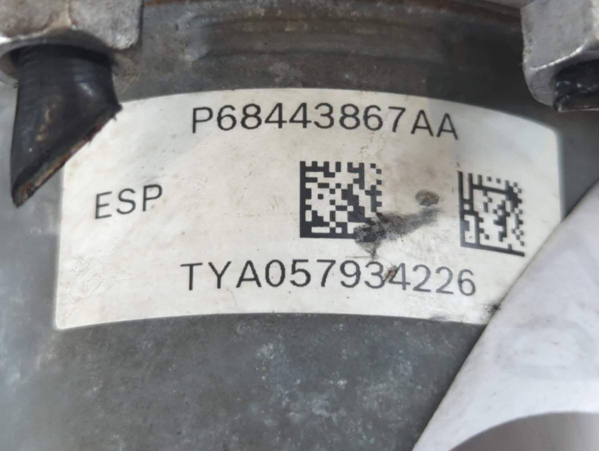 2019 Dodge Caravan Anti-Lock Brake ABS Pump Module Actuator OEM P/N:P68443867AA Fits Fits 2015 2016 2017 2018 2020 OEM Used 