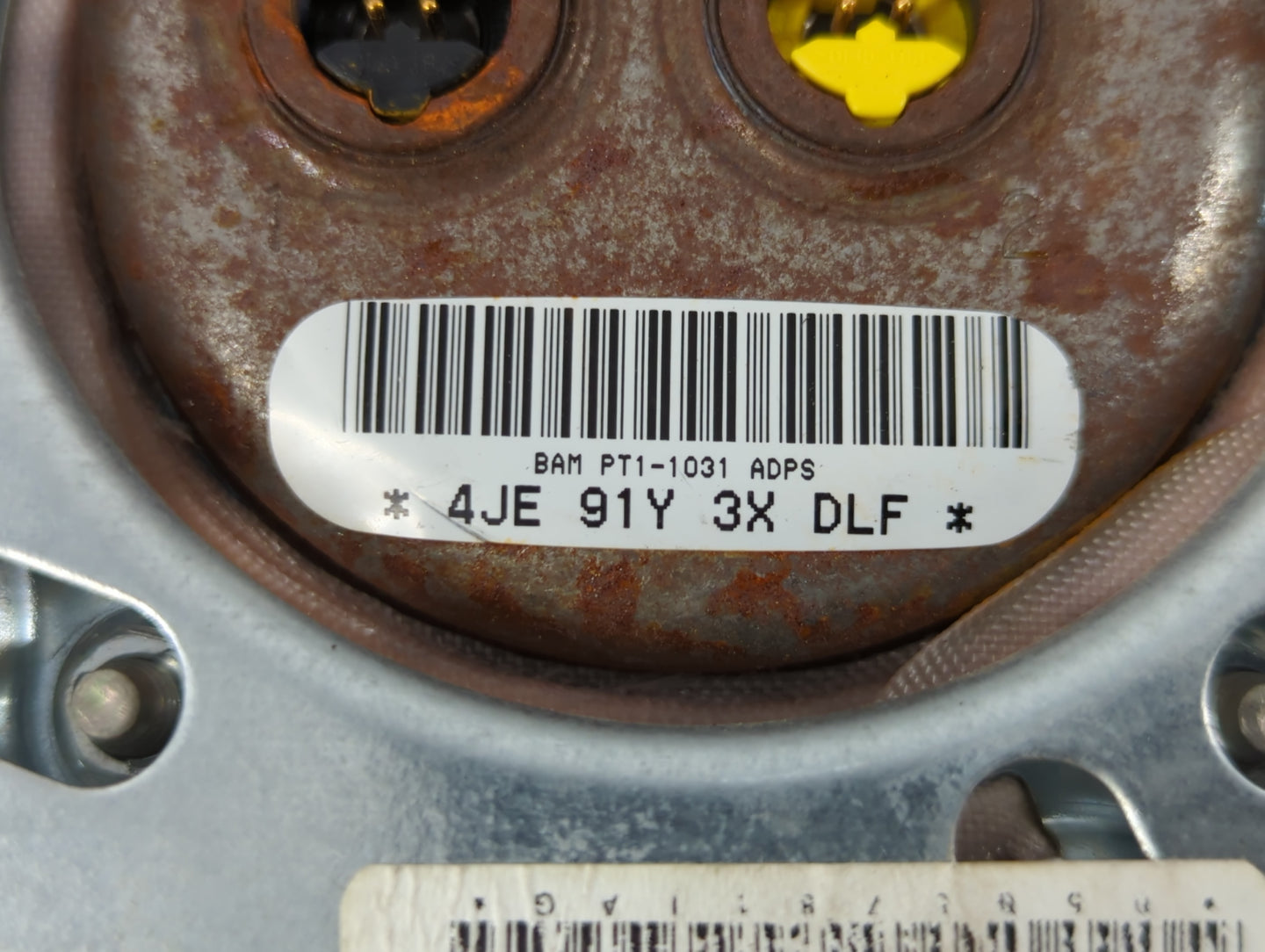 2019 Dodge Caravan Air Bag Driver Left Steering Wheel Mounted P/N:4JE 91Y 3X Fits Fits 2013 2014 2015 2016 2017 2018 2020 OE