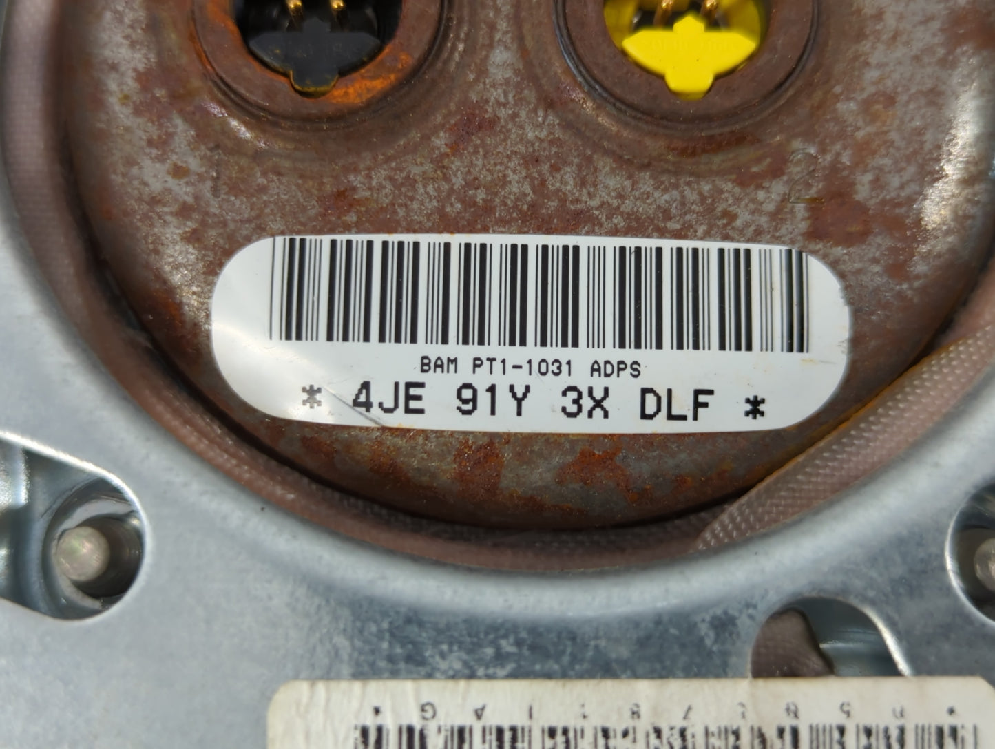 2019 Dodge Caravan Air Bag Driver Left Steering Wheel Mounted P/N:4JE 91Y 3X Fits Fits 2013 2014 2015 2016 2017 2018 2020 OE