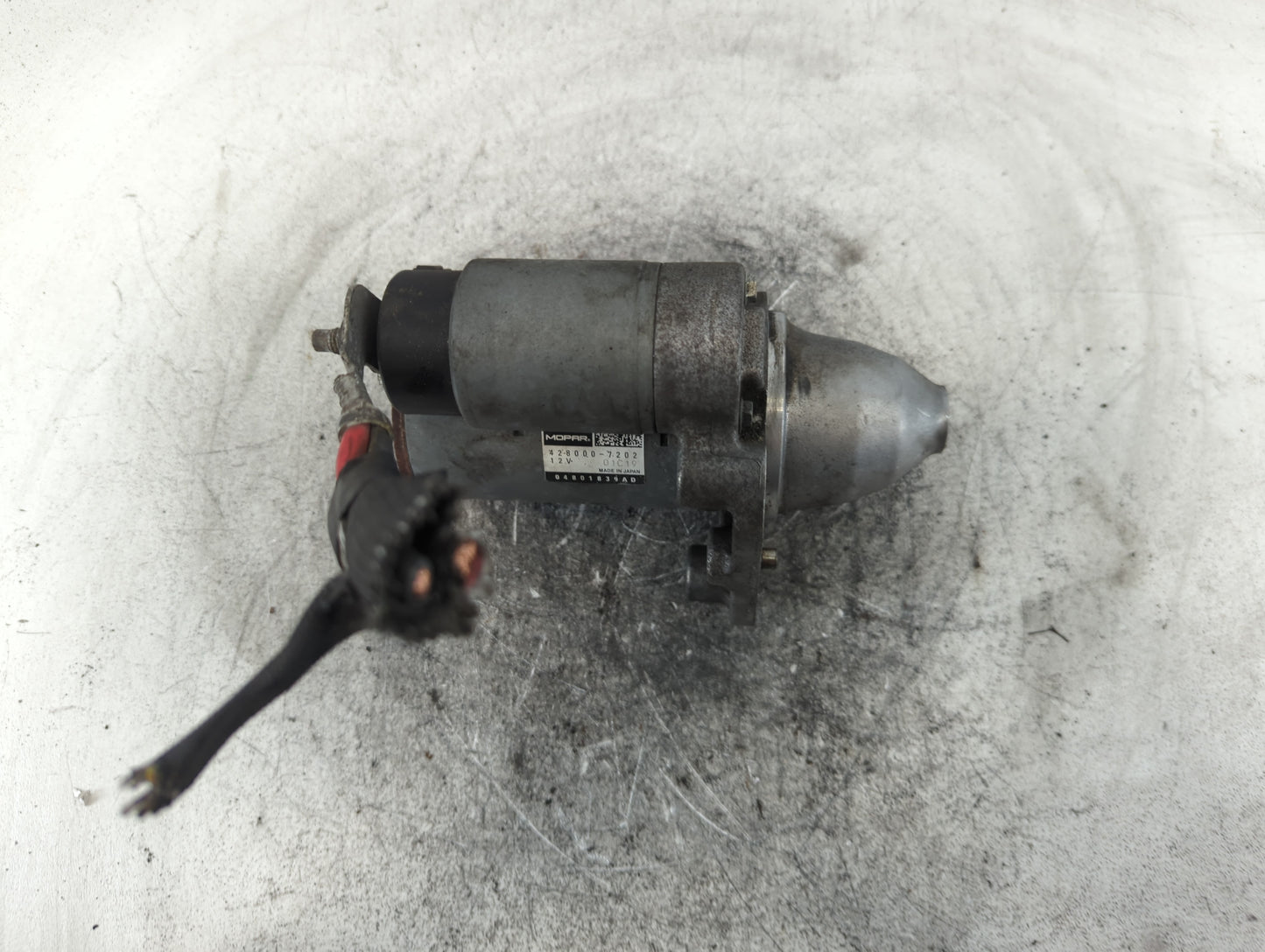 2019 Dodge Caravan Car Starter Motor Solenoid OEM P/N:04801839AD 428000-7202 Fits OEM Used Auto Parts - Oemusedautoparts1.co
