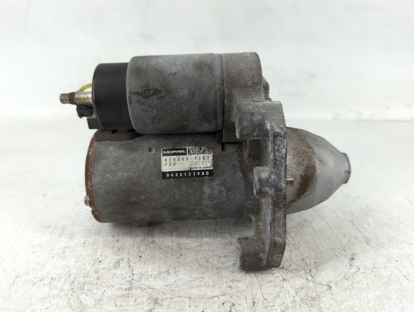 2019 Dodge Caravan Car Starter Motor Solenoid OEM P/N:428000-7202 04801839AD Fits OEM Used Auto Parts - Oemusedautoparts1.co