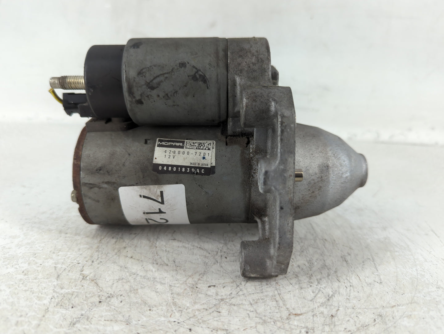 2019 Dodge Caravan Car Starter Motor Solenoid OEM P/N:04801839AC 428000-7201 Fits OEM Used Auto Parts - Oemusedautoparts1.co