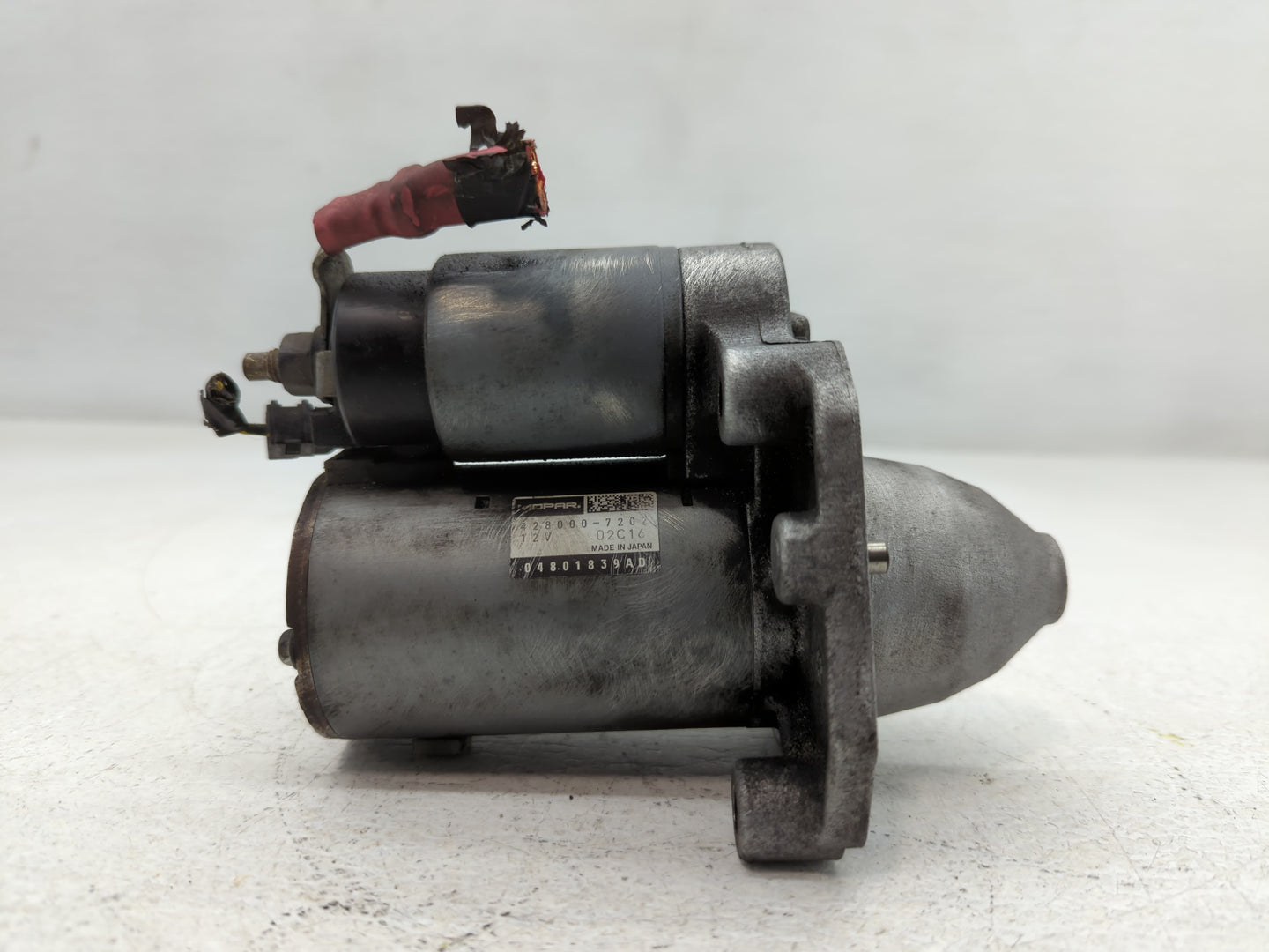 2019 Dodge Caravan Car Starter Motor Solenoid OEM P/N:428000-7202 04801839AD Fits OEM Used Auto Parts - Oemusedautoparts1.co
