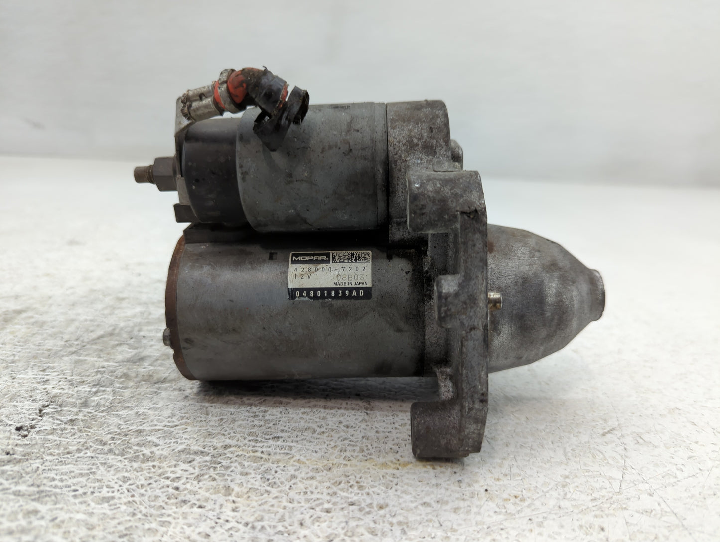 2019 Dodge Caravan Car Starter Motor Solenoid OEM P/N:428000-7202 04801839AD Fits OEM Used Auto Parts - Oemusedautoparts1.co