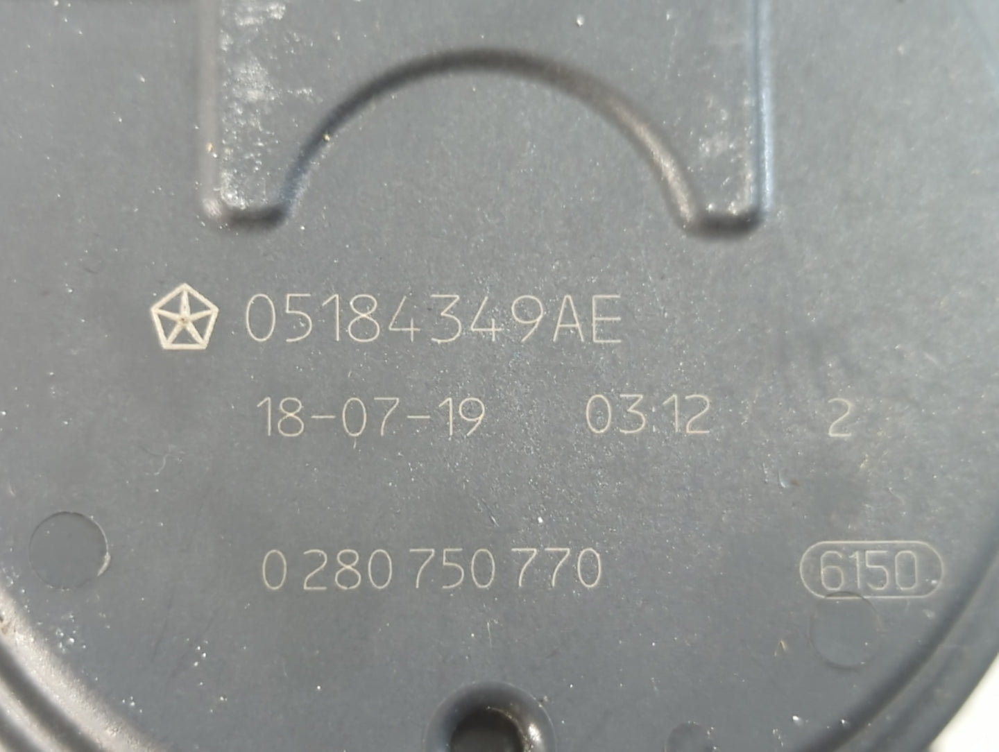 2019 Dodge Caravan Throttle Body P/N:05184349AE Fits Fits 2011 2012 2013 2014 2015 2016 2017 2018 2020 2021 2022 OEM Used Au